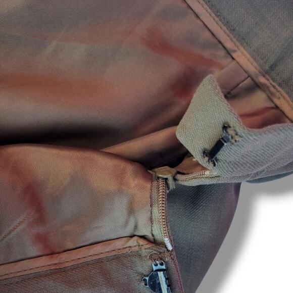 Banana Republic Wool Pencil Skirt Women’s Military Back Slit Workwear size 12 - Picture 5 of 9